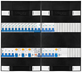3F groepenkast 48M met 10 groepen+kook+KR+AF+PV16-2P