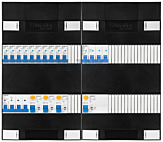 3F groepenkast 48M met 10 groepen+KR