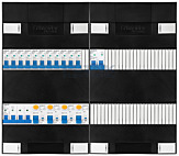 3F groepenkast 48M met 11 groepen+kook