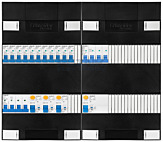 3F groepenkast 48M met 11 groepen+KR