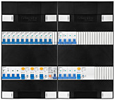 3F groepenkast 48M met 11 groepen+KR+AF+PV16-2P