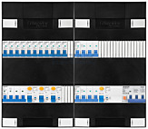 3F groepenkast 48M met 11 groepen+KR+AF+PV20-4P