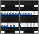 3F groepenkast 48M met 12 groepen+2KR
