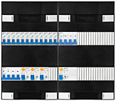 3F groepenkast 48M met 12 groepen+KR
