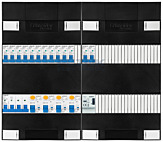 3F groepenkast 48M met 13 groepen+BT