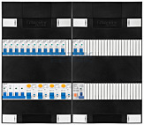 3F groepenkast 48M met 13 groepen+PV16-2P
