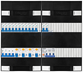 3F groepenkast 48M met 13 groepen+PV16-4P