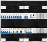 3F groepenkast 48M met 13 groepen+PV16-4P+BT