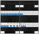 3F groepenkast 48M met 14 groepen+PV20-4P