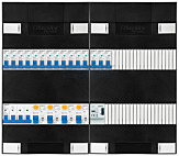 3F groepenkast 48M met 15 groepen+BT