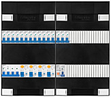 3F groepenkast 48M met 15 groepen+PV20-2P
