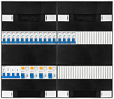 3F groepenkast 48M met 16 groepen