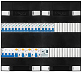 3F groepenkast 48M met 16 groepen+BT