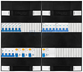 3F groepenkast 48M met 6 groepen+2KR