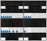3F groepenkast 48M met 6 groepen+KR