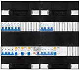 3F groepenkast 48M met 6 groepen+KR+AF+PV16-2P
