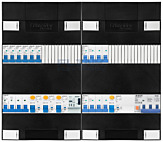 3F groepenkast 48M met 6 groepen+KR+AF+PV20-4P+BT