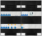 3F groepenkast 48M met 6 groepen+KR+BT