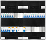 3F groepenkast 48M met 7 groepen+3KR