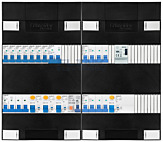 3F groepenkast 48M met 7 groepen+kook+KR+AF+PV16-2P+BT