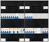 3F groepenkast 48M met 7 groepen+kook+KR+AF+PV20-4P+BT