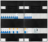 3F groepenkast 48M met 7 groepen+kook+KR+BT