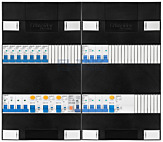 3F groepenkast 48M met 7 groepen+KR+AF+PV20-2P
