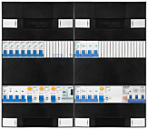 3F groepenkast 48M met 7 groepen+KR+AF+PV20-4P+BT