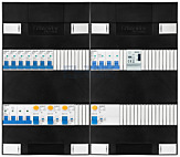 3F groepenkast 48M met 7 groepen+KR+BT