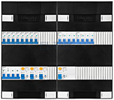 3F groepenkast 48M met 8 groepen+2KR