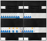 3F groepenkast 48M met 8 groepen+kook+KR+AF+PV20-2P