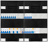 3F groepenkast 48M met 8 groepen+KR+AF+PV16-2P