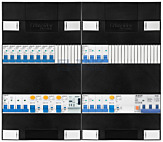 3F groepenkast 48M met 8 groepen+KR+AF+PV16-4P+BT
