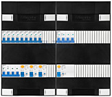 3F groepenkast 48M met 9 groepen+KR