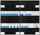 3F groepenkast 48M met 11 groepen+kook+KR+AF+PV16-2P