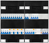 3F groepenkast 48M met 11 groepen+kook+KR+AF+PV20-4P