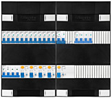 3F groepenkast 48M met 12 groepen+kook+KR