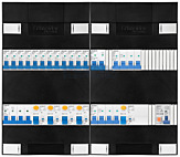 3F groepenkast 48M met 12 groepen+kook+KR+AF+PV16-2P