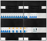 3F groepenkast 48M met 12 groepen+kook+KR+BT