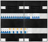 3F groepenkast 48M met 13 groepen+kook+KR