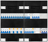 3F groepenkast 48M met 13 groepen+kook+KR+AF+PV20-4P