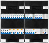 3F groepenkast 48M met 14 groepen+kook+KR+AF+PV20-2P