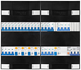 3F groepenkast 48M met 14 groepen+kook+KR+AF+PV20-4P