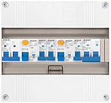 1F groepenkast 12Mn met 3 groepen+kook