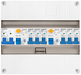 1F groepenkast 12M met 6 groepen