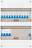 3F groepenkast 24M met 11 aardlekautomaat+PV16-2P
