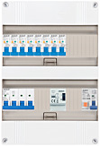 3F groepenkast 24M met 8 aardlekautomaat+PV16-2P+BT