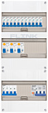 3F groepenkast 36M met 11 groepen+PV16-4P