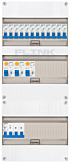 3F groepenkast 36M met 12 groepen