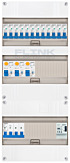 3F groepenkast 36M met 12 groepen+BT